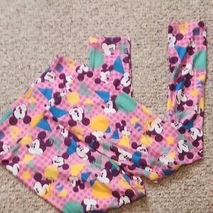 Lularoe Disney Mickey Mouse Patterned Leggings